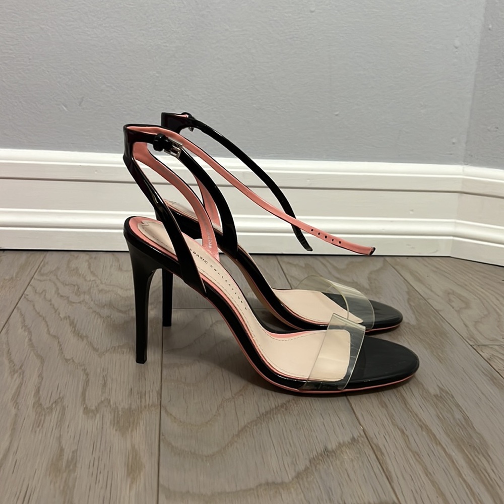 ZARA High Heeled Vinyl Sandals